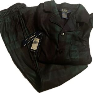 *BRAND NEW* Polo Ralph Lauren Size Small Long Sleeve Shirt & Pants PJ Set